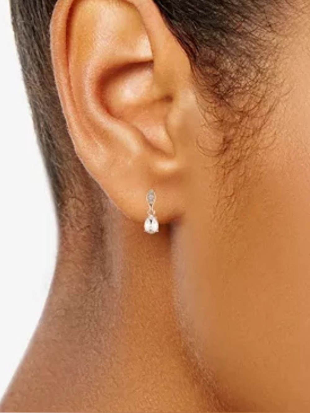 NEW Givenchy Gold Teardrop Dangle Earrings